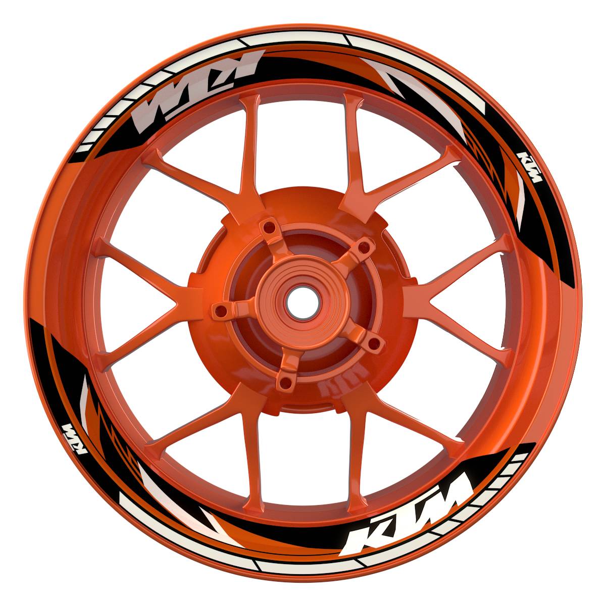 Felgenaufkleber KTM geteilt Razor
