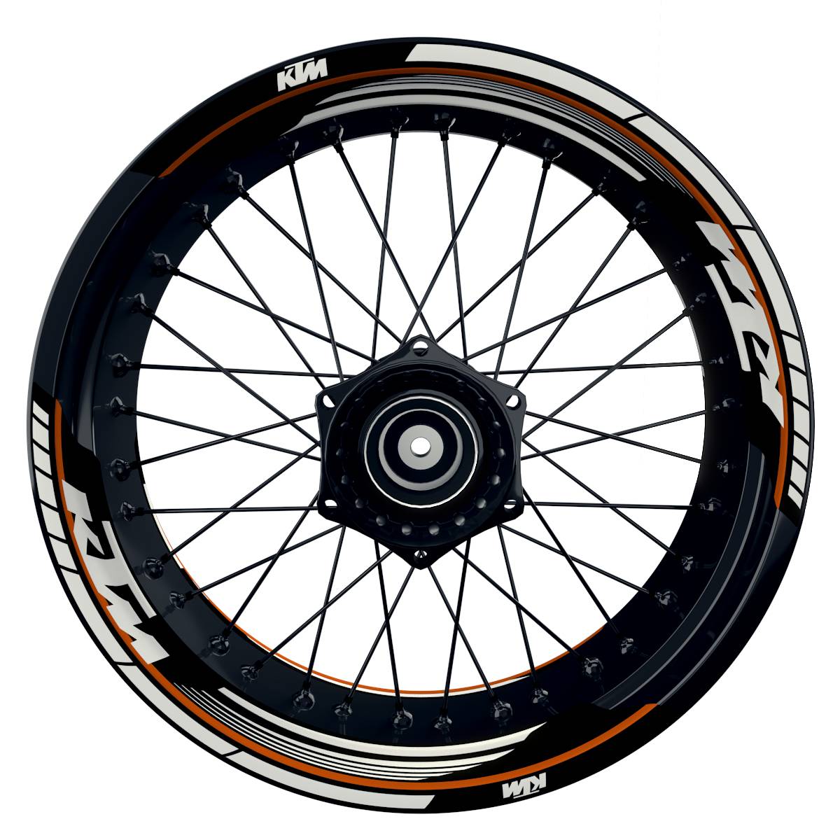 Felgenaufkleber KTM geteilt Saw