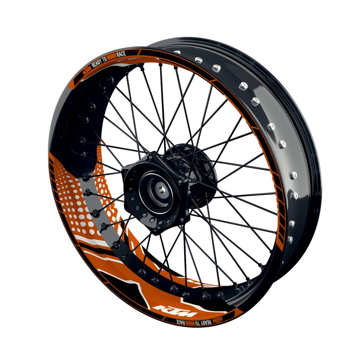 Felgenaufkleber KTM geteilt Trinity