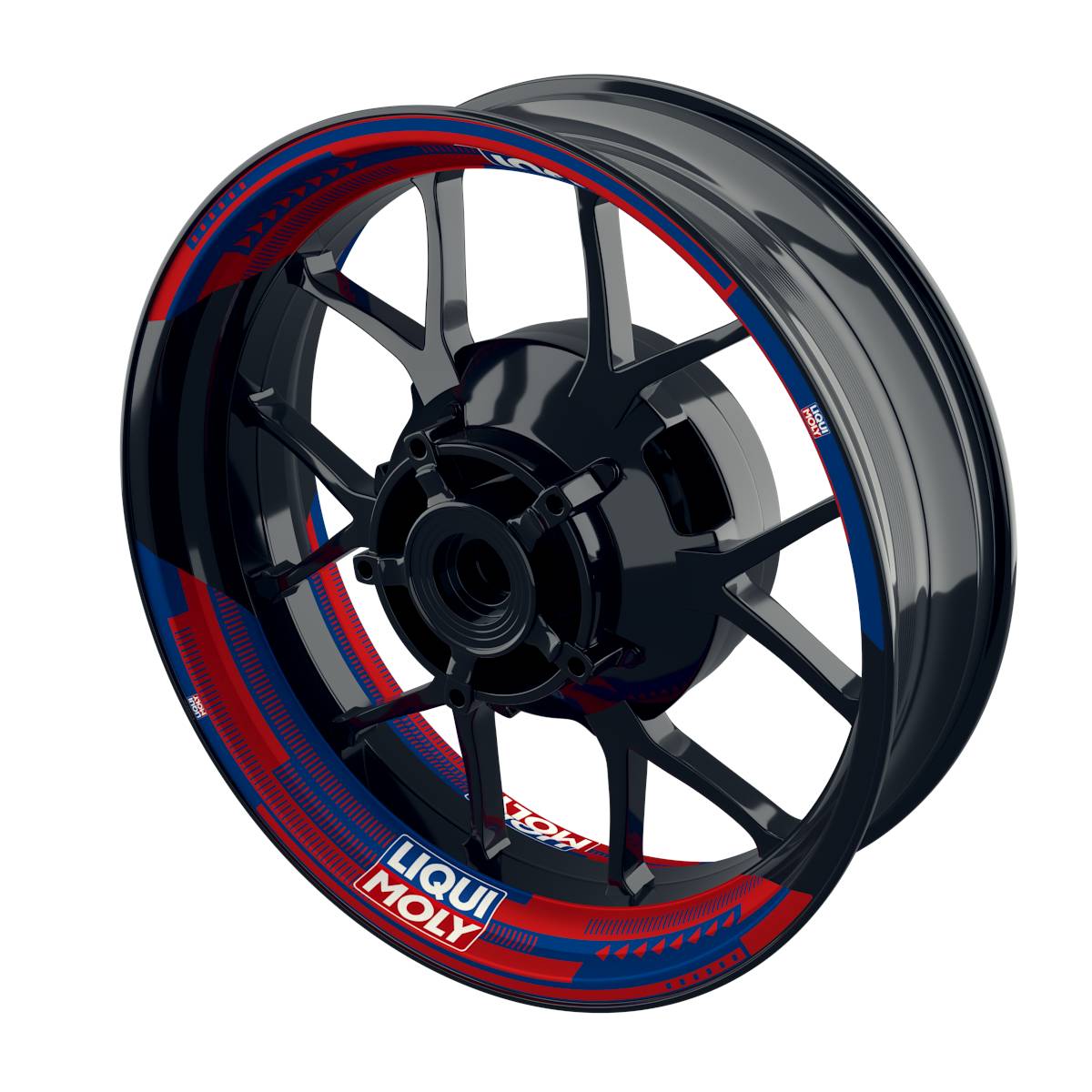 Felgenaufkleber Liqui Moly Design Cybertech Premium geteilt keine