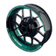 Felgenaufkleber Motorex Design Dots Premium geteilt keine