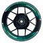 Felgenaufkleber Motorex Design Dots Premium geteilt keine