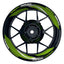 Felgenaufkleber RACING V3 Premium geteilt grün