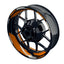 Felgenaufkleber RACING V3 Premium geteilt orange