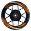 Felgenaufkleber RACING V3 Premium geteilt orange