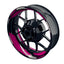 Felgenaufkleber RACING V3 Premium geteilt pink