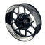 Felgenaufkleber SAW weiss Wheelsticker Premium geteilt schwarz