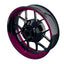 Felgenaufkleber Trouble schwarz Wheelsticker Premium geteilt pink