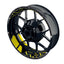 Felgenaufkleber Voyager Wheelsticker Premium geteilt gelb