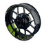 Felgenaufkleber Voyager Wheelsticker Premium geteilt grün