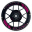 Felgenaufkleber Voyager Wheelsticker Premium geteilt pink