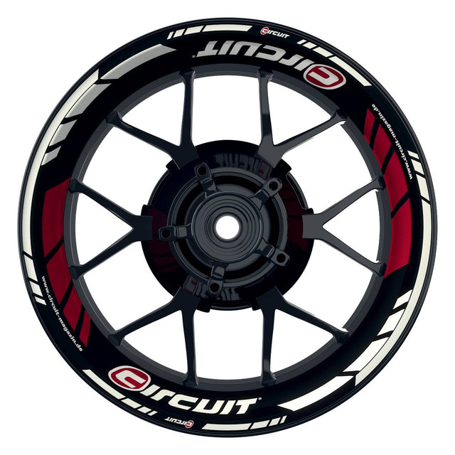 Felgenaufkleber Circuit V3 Premium schwarz