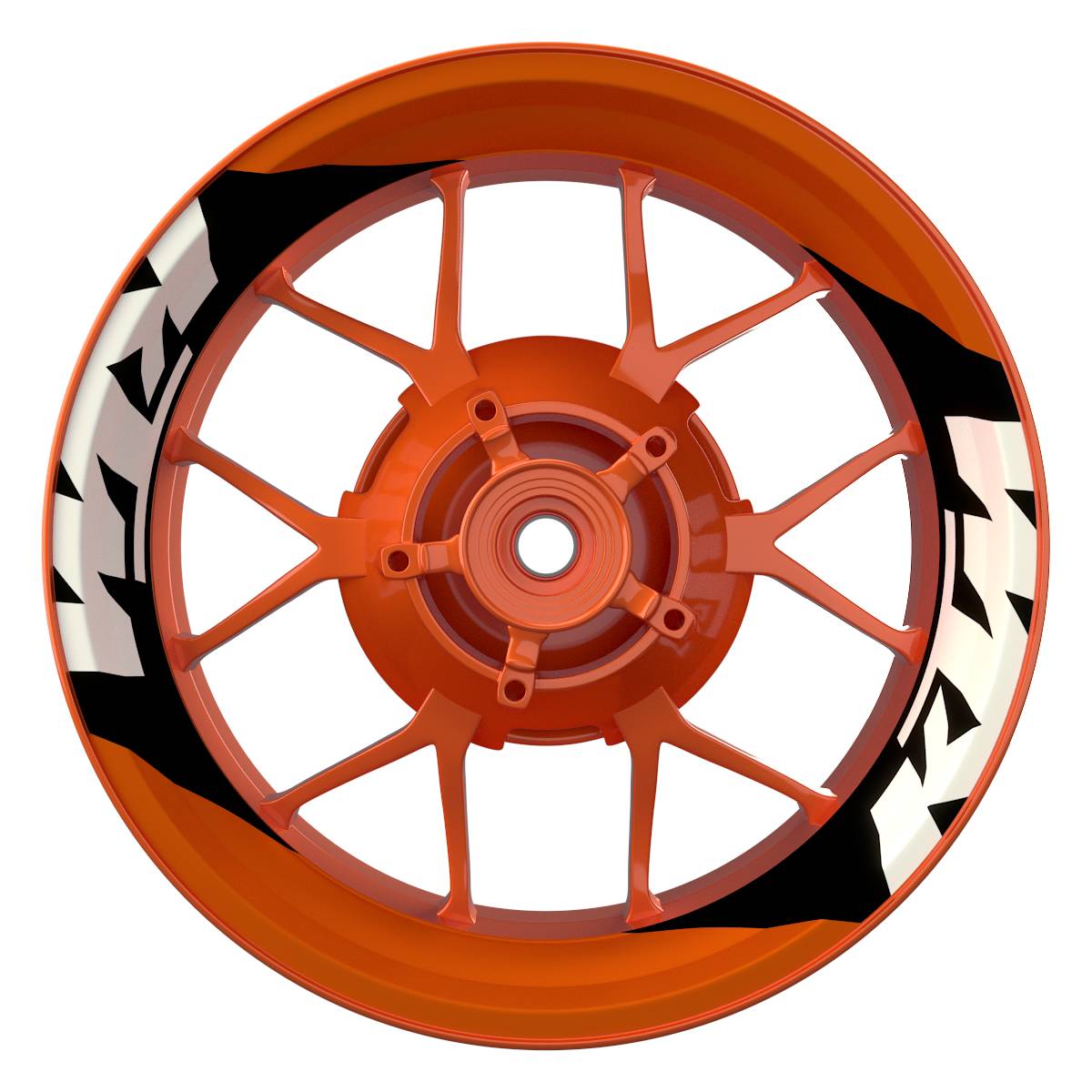Motorrad Felgenaufkleber 360 Spin - KTM Storm