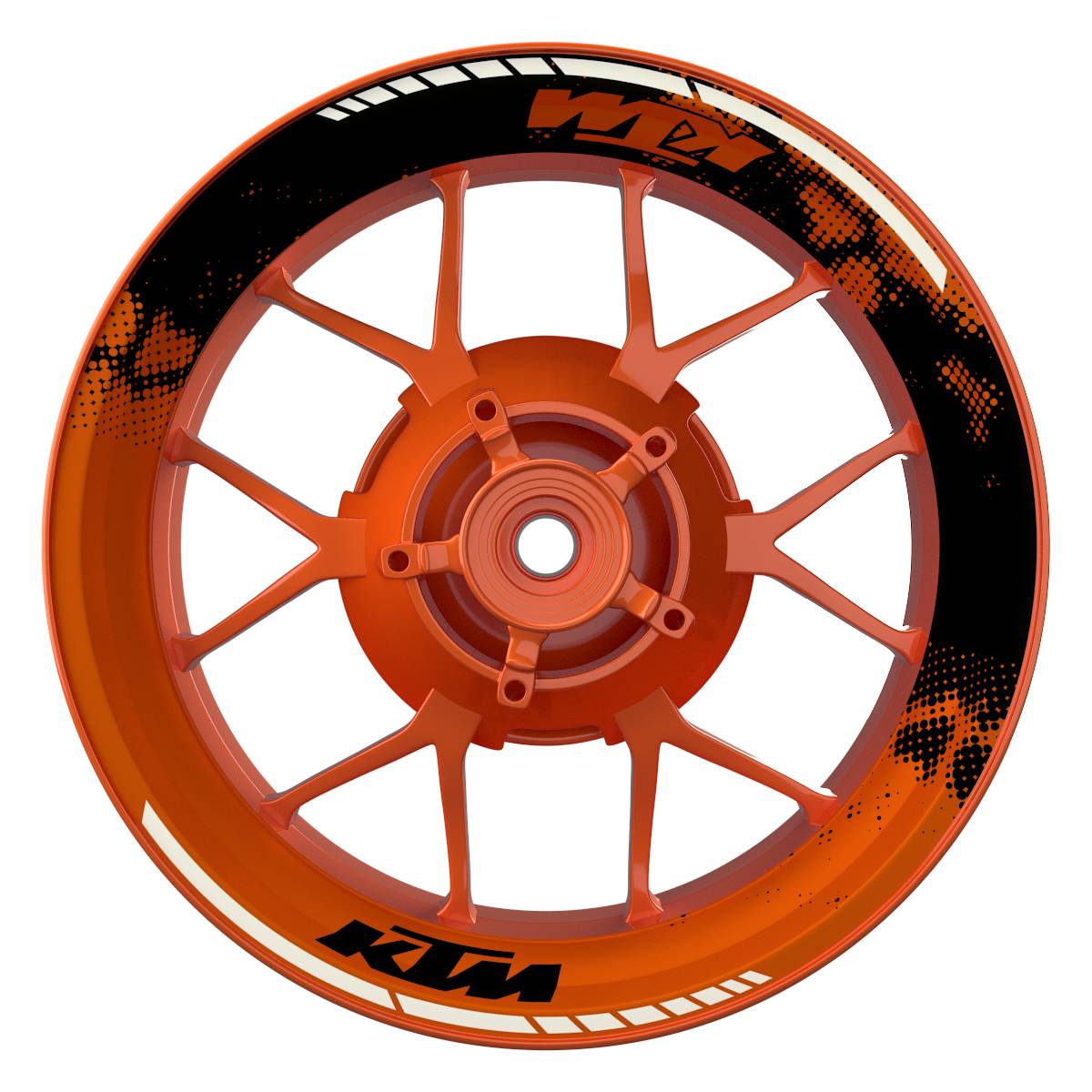 Felgenaufkleber KTM premium Dots