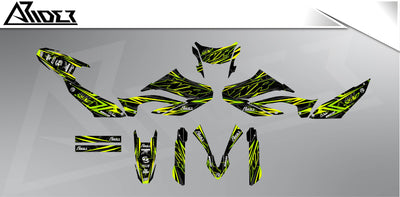 Graphics Kit suitable for Yamaha WR 125 X - Flick Edition