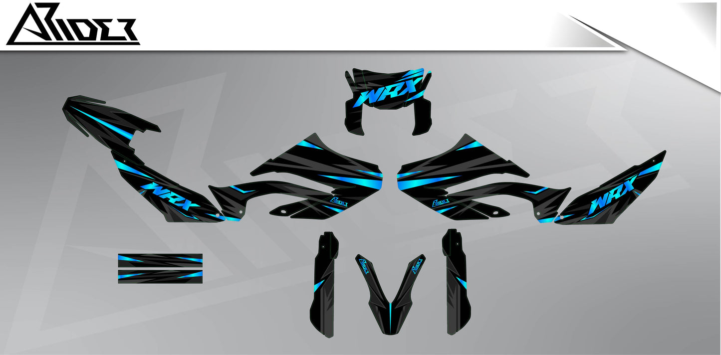 Graphics Kit suitable for Yamaha WR 125 X - Impact Edition