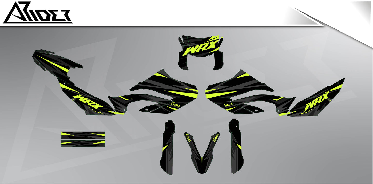 Graphics Kit suitable for Yamaha WR 125 X - Impact Edition