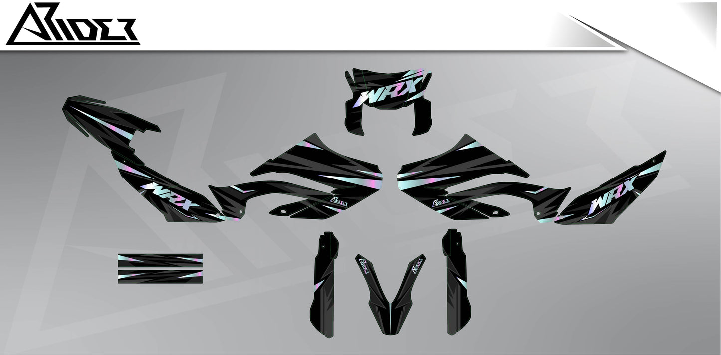 Graphics Kit suitable for Yamaha WR 125 X - Impact Edition