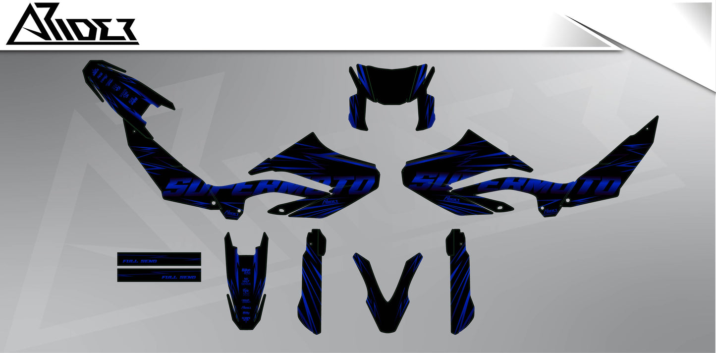 Graphics Kit suitable for Yamaha WR 125 X - Maex Edition