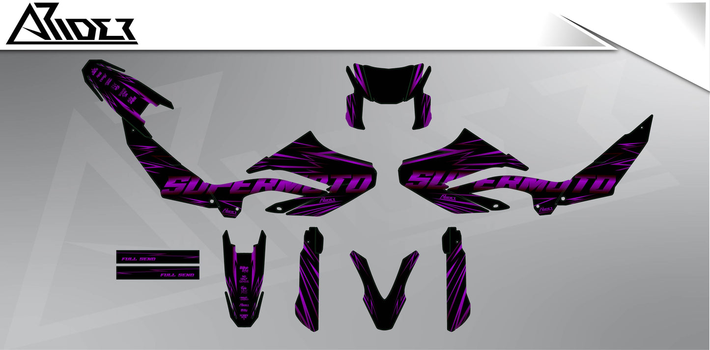 Graphics Kit suitable for Yamaha WR 125 X - Maex Edition