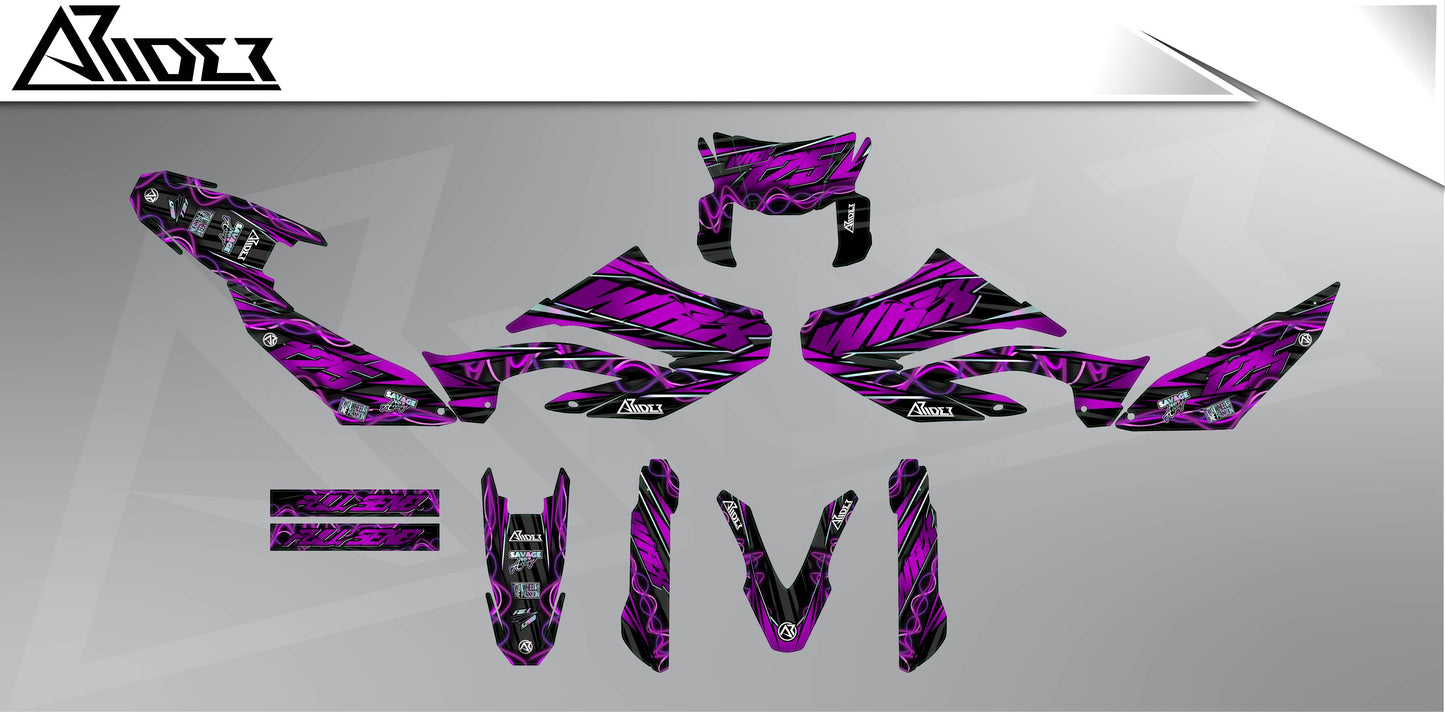 Graphics Kit suitable for Yamaha WR 125 X - Prime Edition