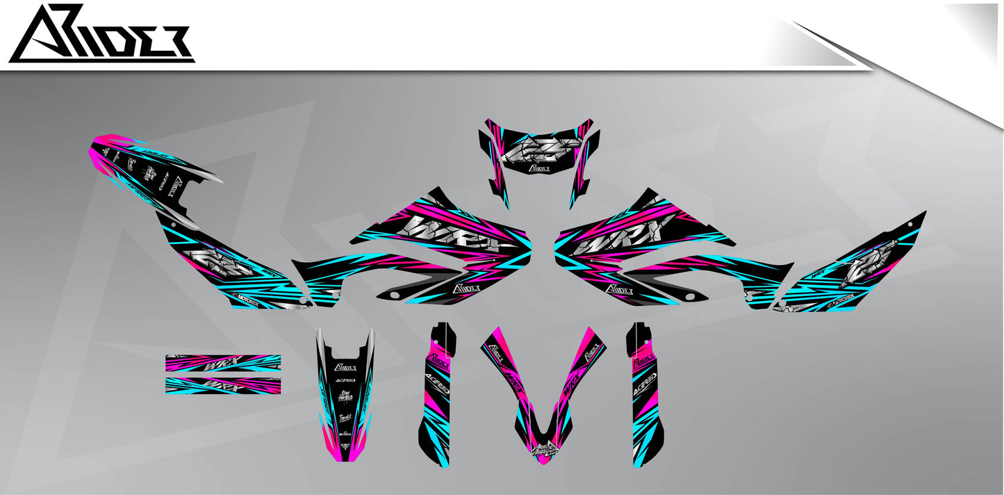 Kit de pegatinas para Yamaha WR 125 X - Edición Vault