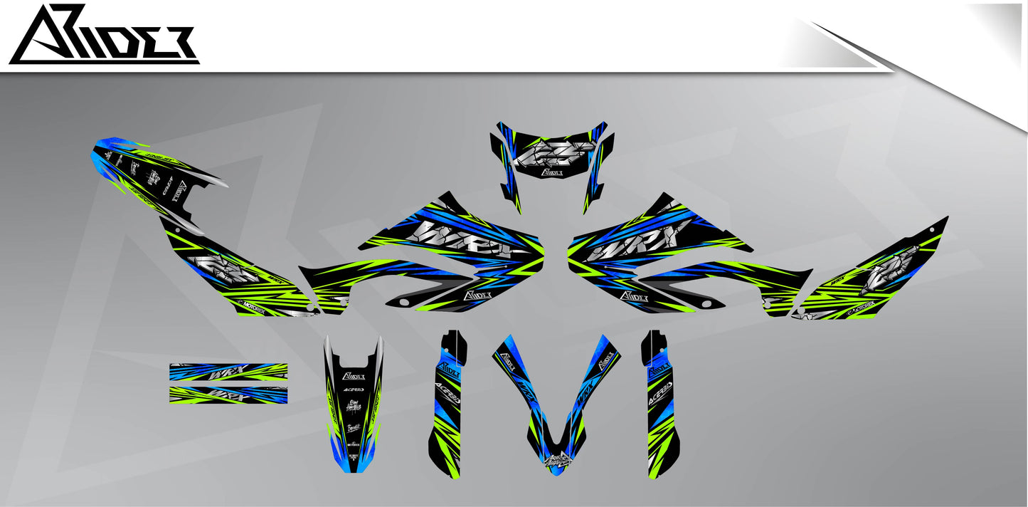 Kit de pegatinas para Yamaha WR 125 X - Edición Vault