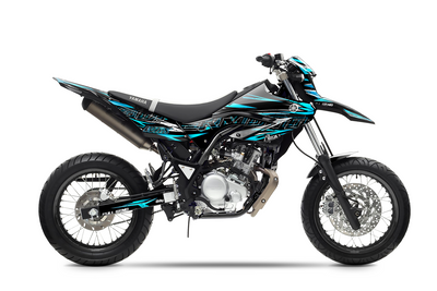 Graphics Kit suitable for Yamaha WR 125 X - Distort Edition