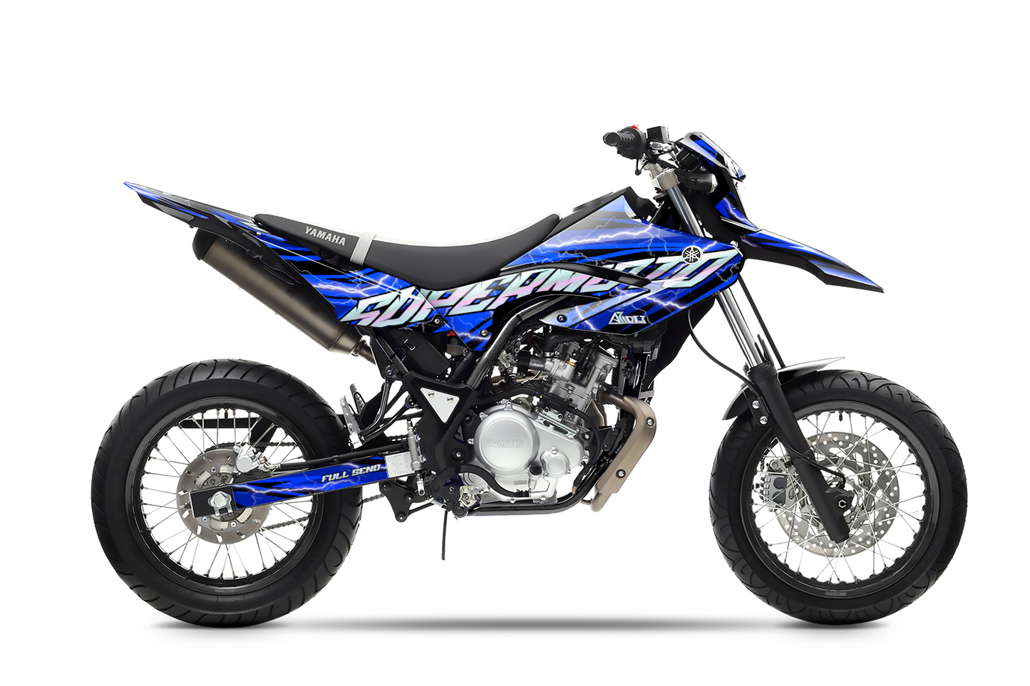 Graphics Kit suitable for Yamaha WR 125 X - Jokehock Edition