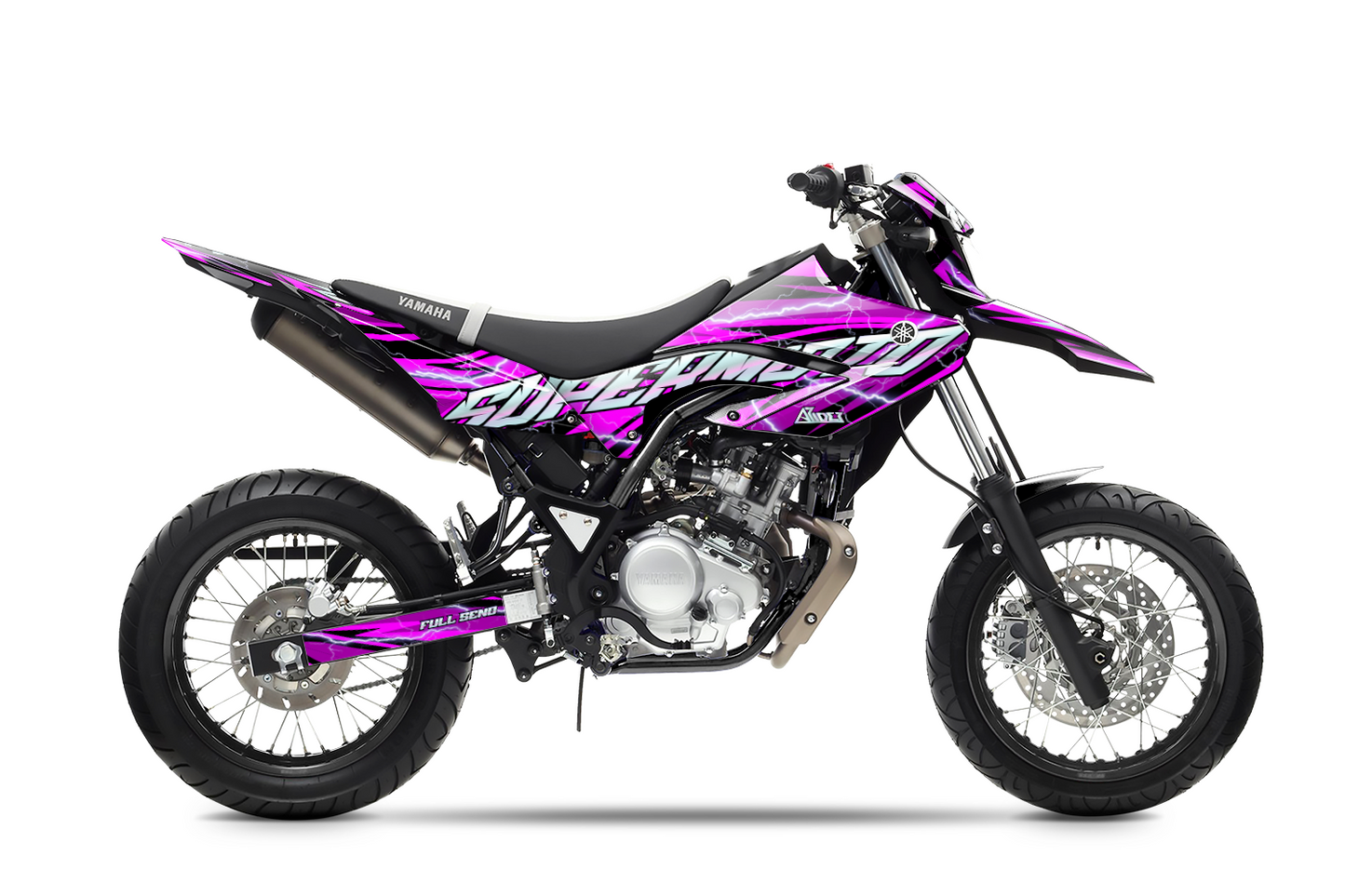 Graphics Kit suitable for Yamaha WR 125 X - Jokehock Edition
