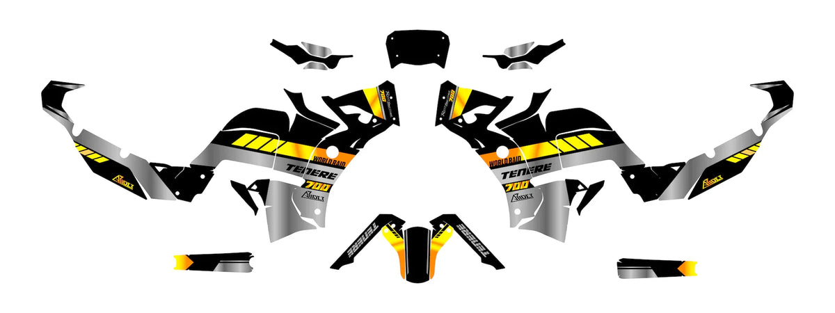 Dekor passend für Yamaha Tenere 700 World Raid - Tracer Edition - Arider