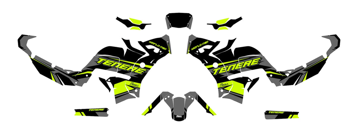 Dekor passend für Yamaha Tenere 700 World Raid - Advance Edition - Arider