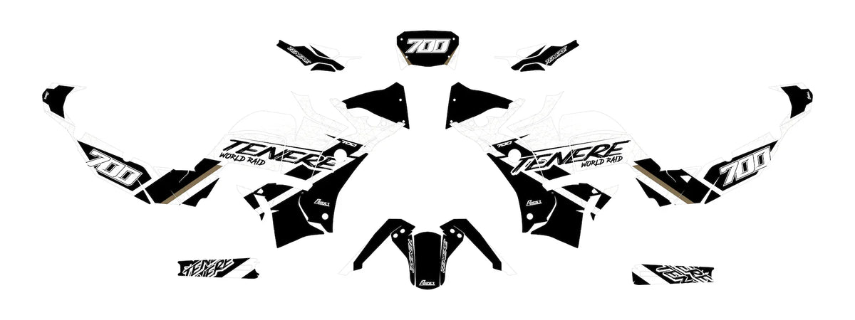 Dekor passend für Yamaha Tenere 700 World Raid - Desert Edition - Arider