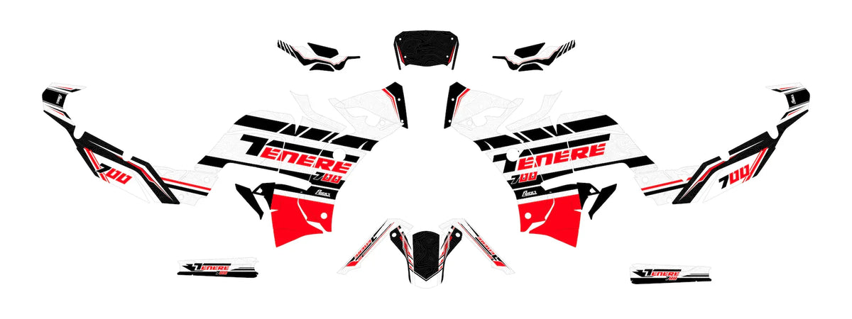 Dekor passend für Yamaha Tenere 700 World Raid - Explorer Edition - Arider