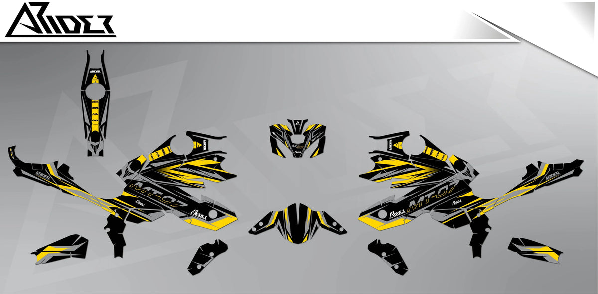 Dekor passend für Yamaha MT 07 - Factor Edition - Arider