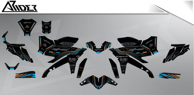 Graphics Kit suitable for Yamaha MT-09 - Stripes Edition