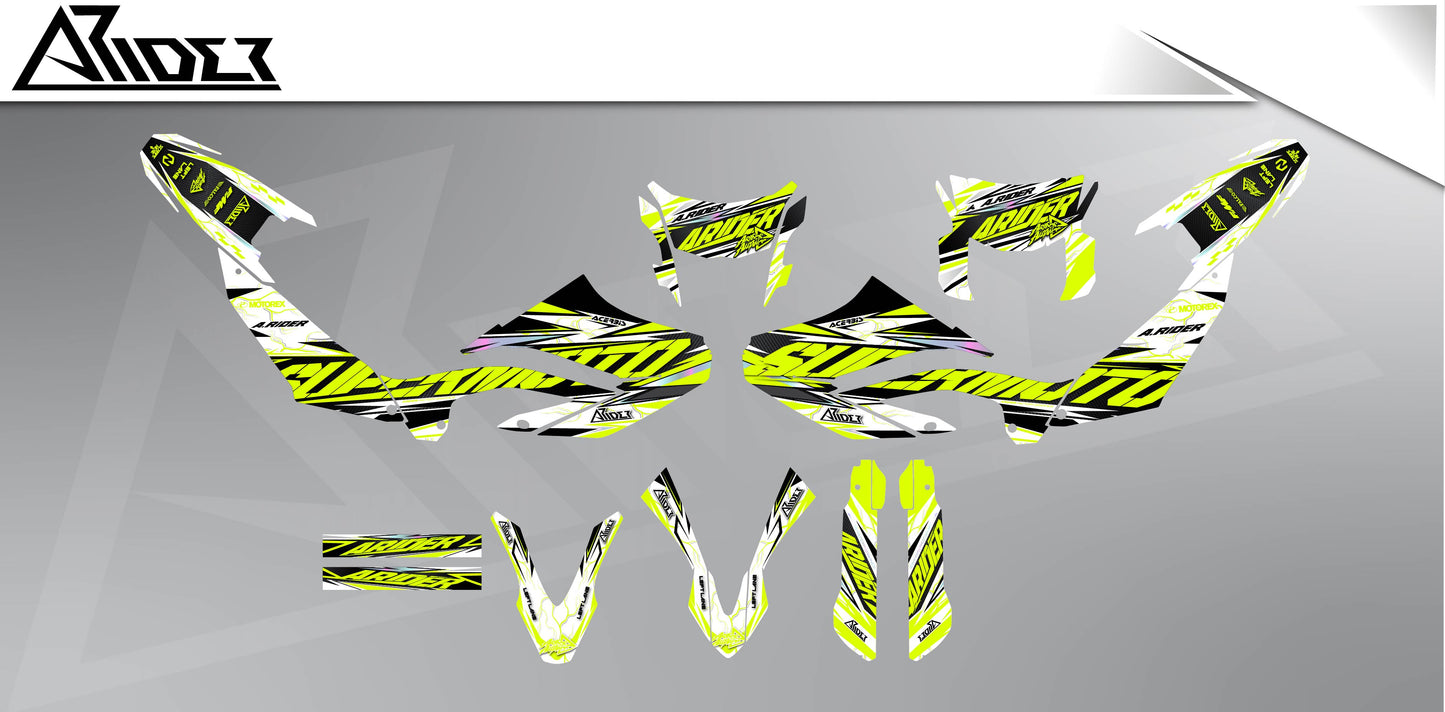 Kit de pegatinas para Yamaha WR 125 X - Edición Edge