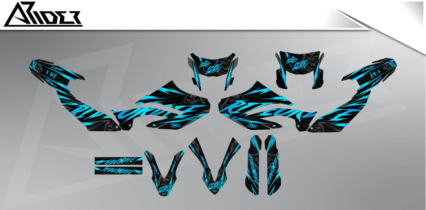 Kit de pegatinas para Yamaha WR 125 X - Edición RideOrDie