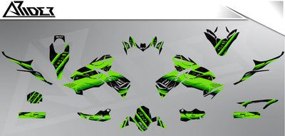 Graphics Kit suitable for Kawasaki Z900 - Flux Edition