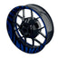 Felgenaufkleber Zebramuster Premium B blau