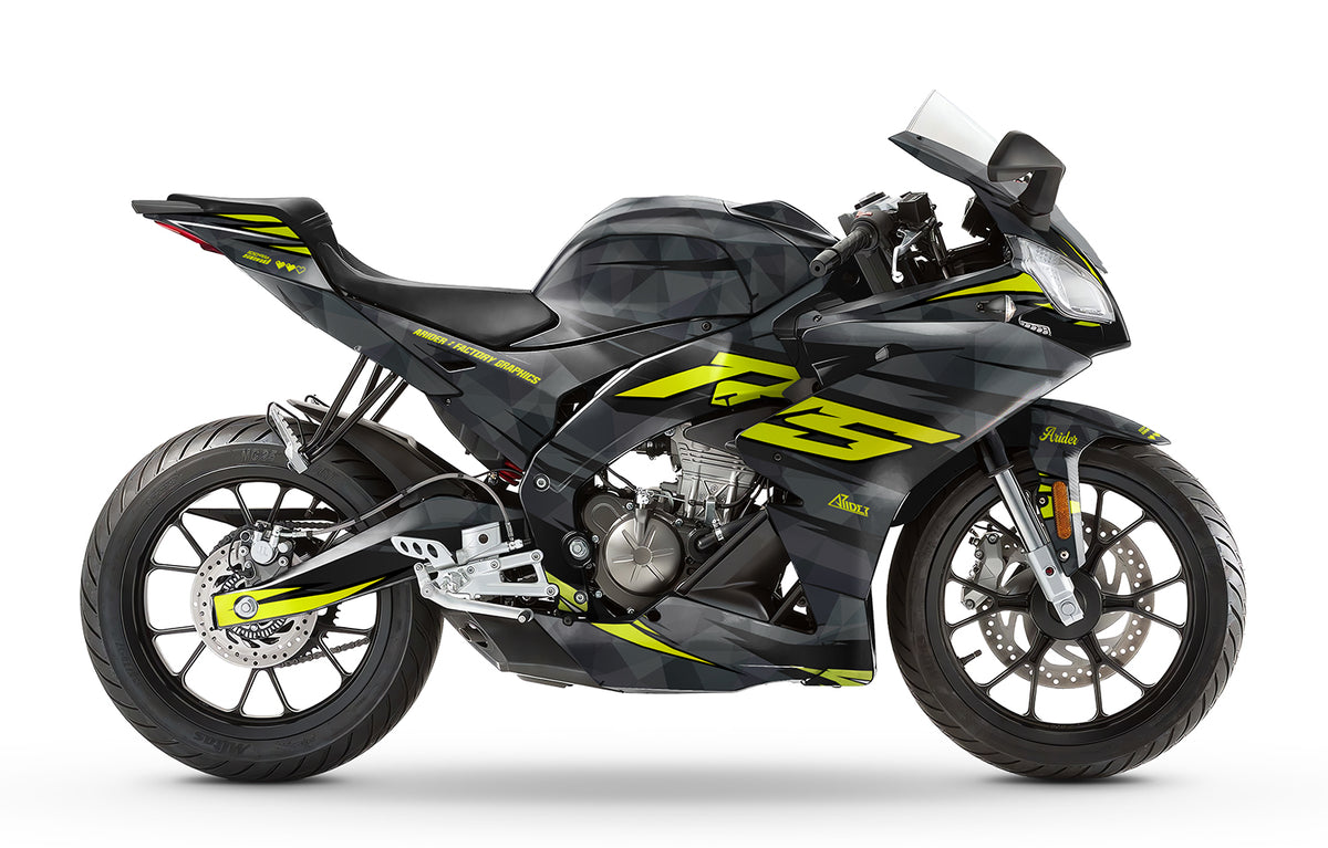 Dekor passend für Aprilia RS 125 - Wild Edition, Farbe Gelb