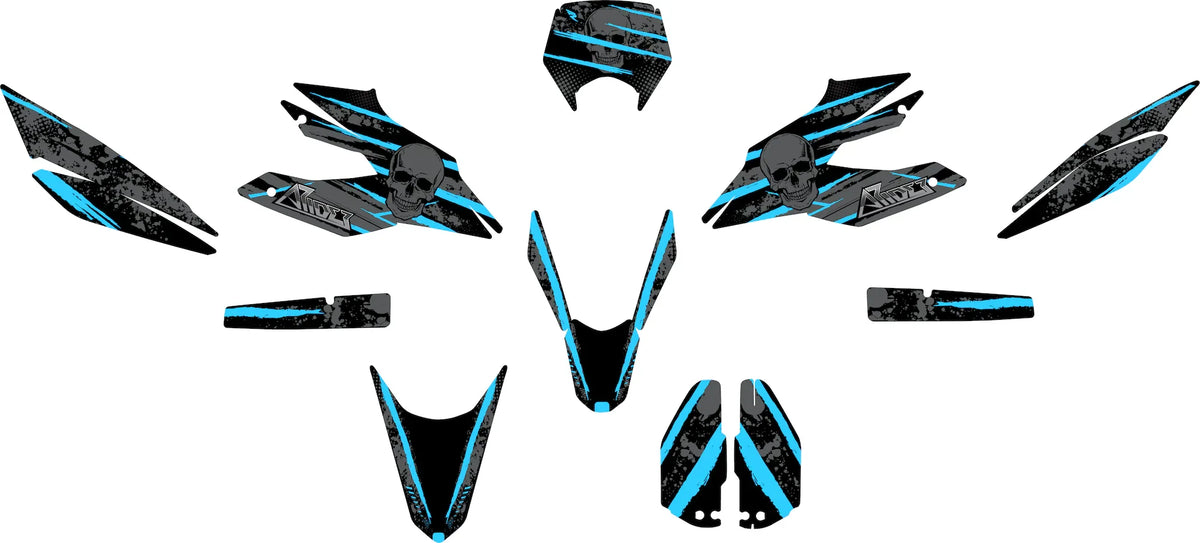 Dekor passend für Aprilia SX 125 - Skull Edition - Arider