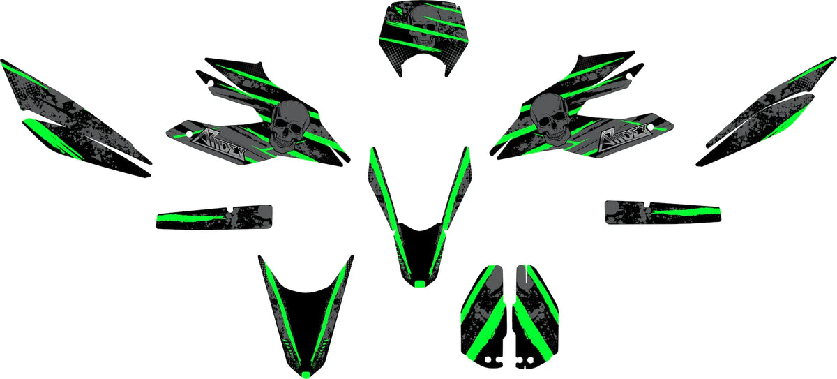 Dekor passend für Aprilia SX 125 - Skull Edition - Arider