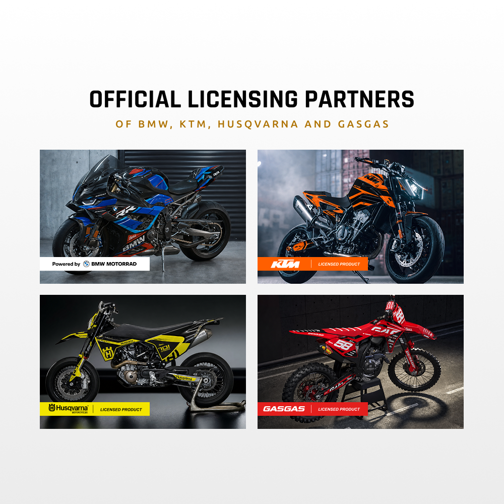 Graphics Kit suitable for KTM 690 SMC-R - Glow Edition