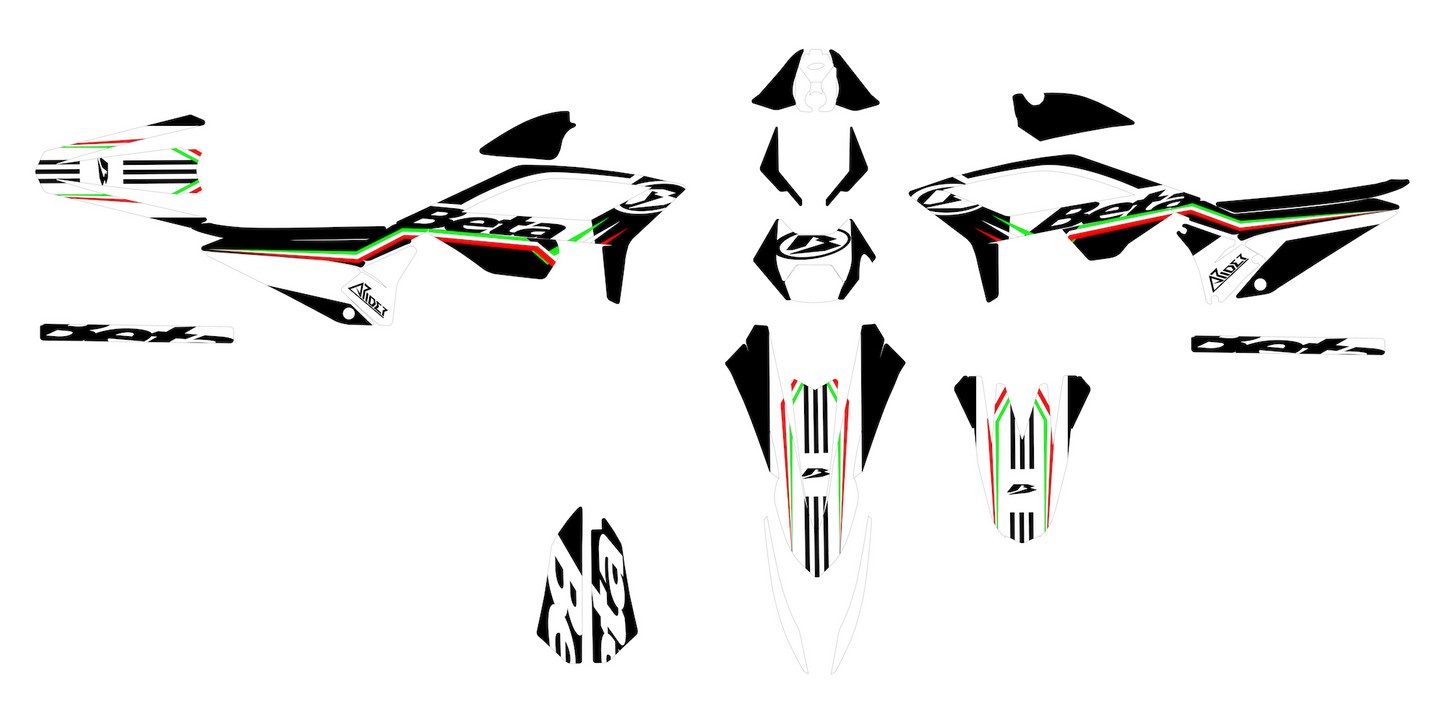 Grafiche perfetta per Beta RR 50 / 125- Tri Edizione