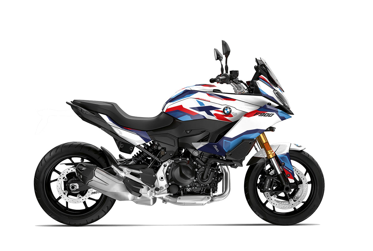 Dekor passend für BMW F 900 XR - Slim Edition, Farbe Weiß