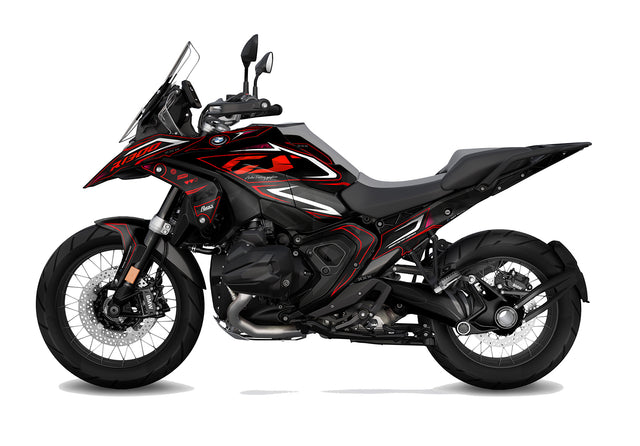 Dekor passend für BMW R 1300 GS - Crash Edition, Farbe Rot