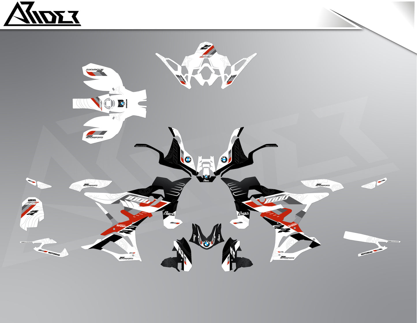 BMW S 1000 RR Graphics Kit - Race Edition