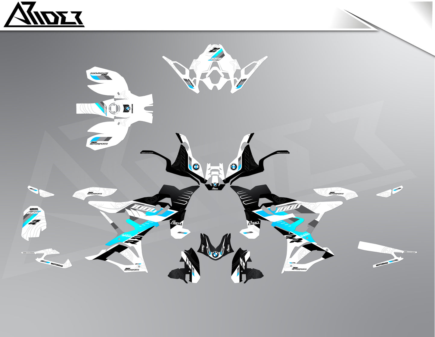 BMW S 1000 RR Graphics Kit - Race Edition