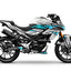 Dekor passend für CFMOTO 125 NK - Wild Edition, Farbe Türkis